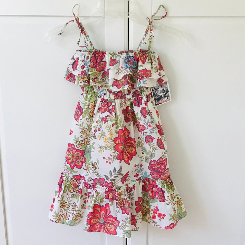 NEW Buckleberry Kids Floral Ruffle Top Dress Sz 6